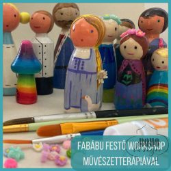 Fabábu festés - művészetterápiával FELNŐTTEKNEK