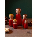 Piros fabábuk (kisebb)