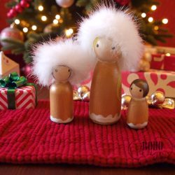 Bronzos havas (mézeskalácsos:) fabábuk