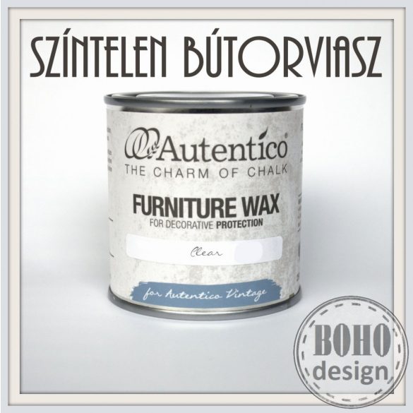 Színtelen bútorviasz 50 ml - AUTENTICO CLEAR WAX